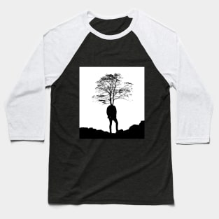 Black and White Imagination Baseball T-Shirt